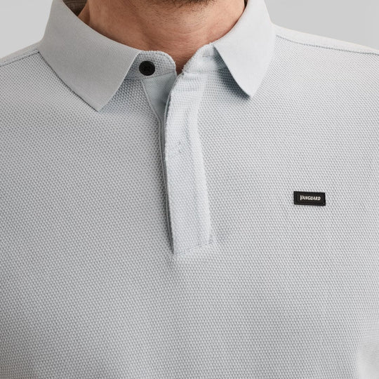 VPSS2603822-4295 Vanguard Polo Four Tuck Pique Skyway / Lichtblauw