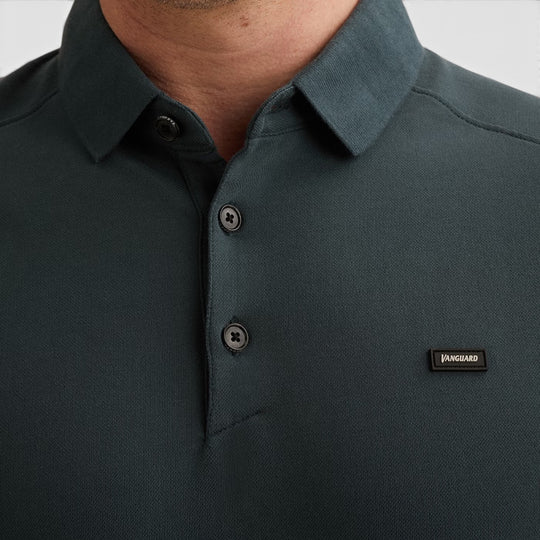 VPSS2604850-5108 Vanguard Polo Piqué Blend Midnight Navy / Donkerblauw