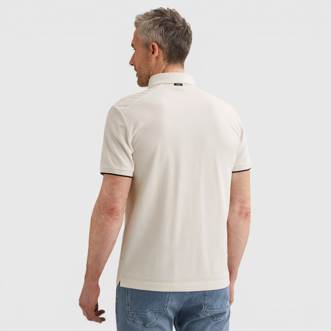 VPSS2604850-7004 Vanguard Polo Piqué Blend Cloud Dancer / Ecru