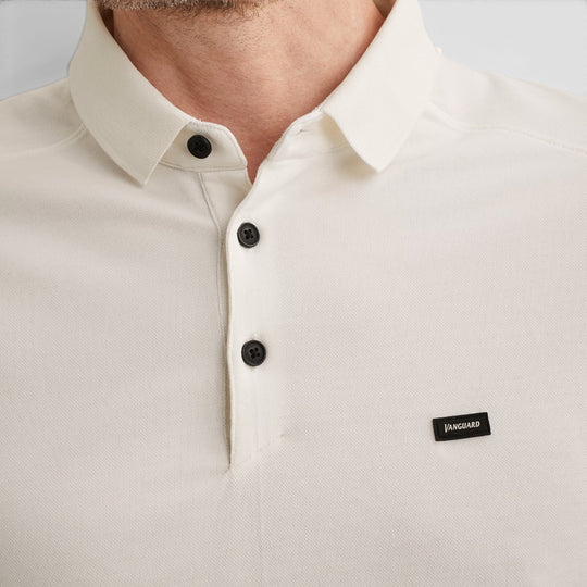 VPSS2604850-7004 Vanguard Polo Piqué Blend Cloud Dancer / Ecru
