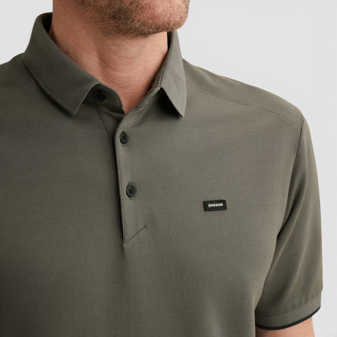 VPSS2604850-9051 Vanguard Polo Piqué Blend Pewter