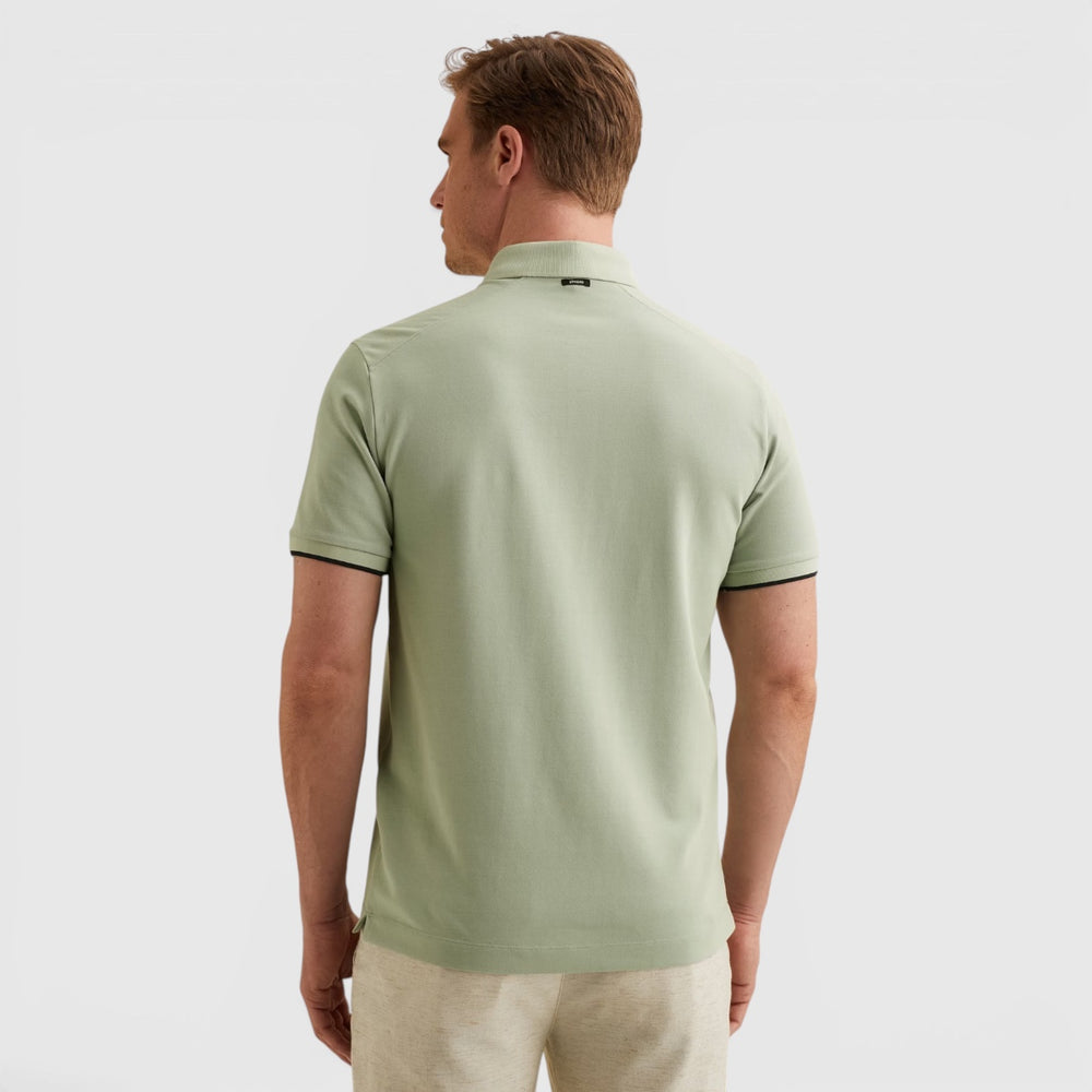 VPSS2604850-9089 Vanguard Polo Piqué Blend Aqua Gray / Grijs
