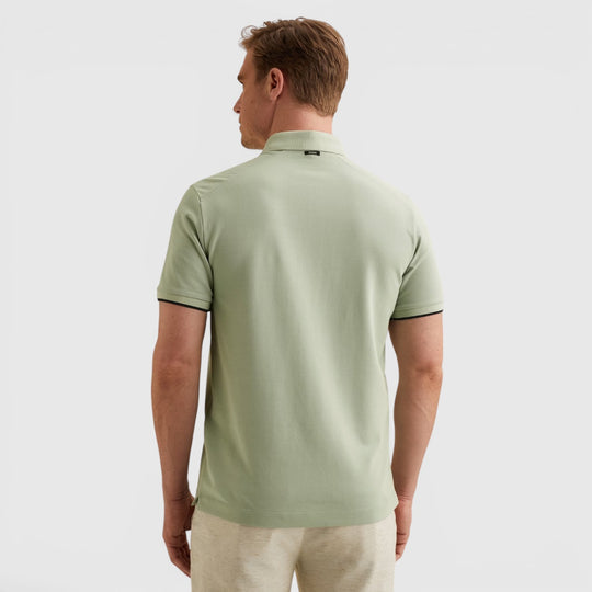 VPSS2604850-9089 Vanguard Polo Piqué Blend Aqua Gray / Grijs