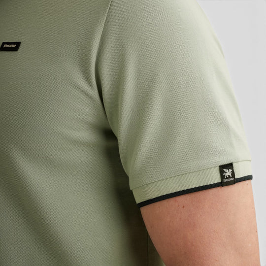 VPSS2604850-9089 Vanguard Polo Piqué Blend Aqua Gray / Grijs