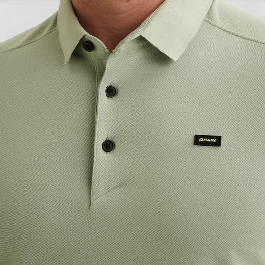 VPSS2604850-9089 Vanguard Polo Piqué Blend Aqua Gray / Grijs
