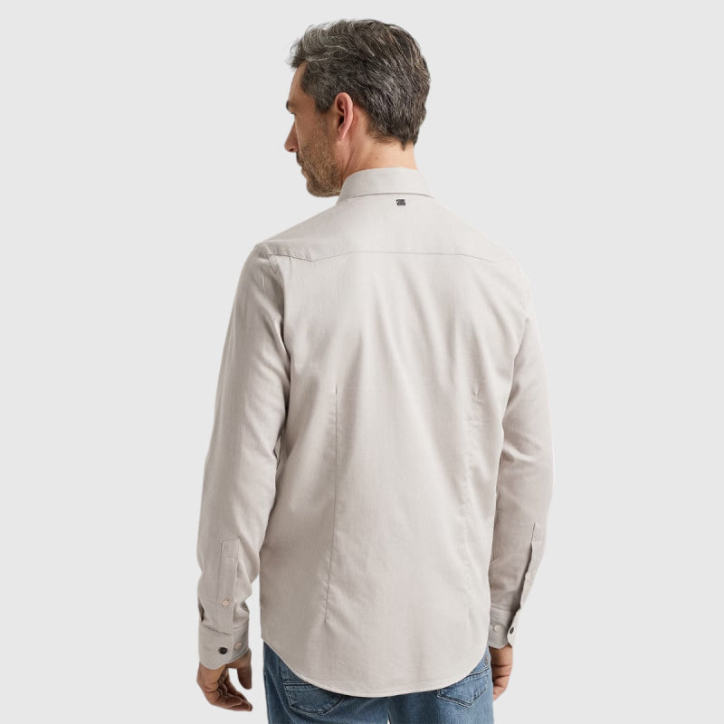vsi2402204-9120 long sleeve shirt power stretch dobby vanguard overhemd back