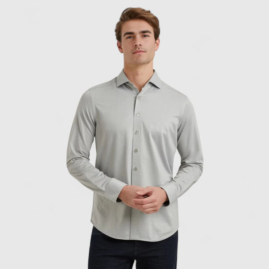 VSI2508201-6170 Vanguard Shirt Oxford Jersey Shadow