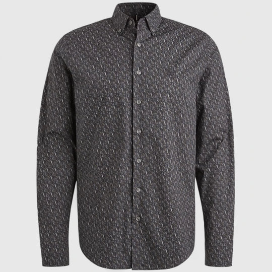 VSI2508202-5073 Vanguard Shirt Print On Poplin Stretch Sky Captain