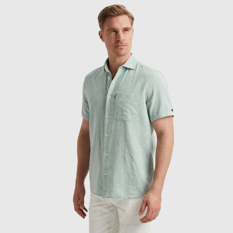 vsis2404255-6124 short sleeve shirt linen cotton vanguard overhemd crop1