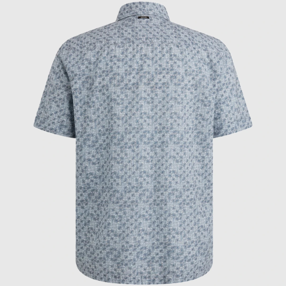 VSIS2505281-5046 Vanguard Shirt Printed On Cotton Moonlight Blue