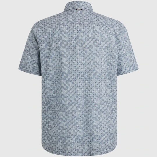 VSIS2505281-5046 Vanguard Shirt Printed On Cotton Moonlight Blue