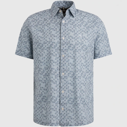 VSIS2505281-5046 Vanguard Shirt Printed On Cotton Moonlight Blue