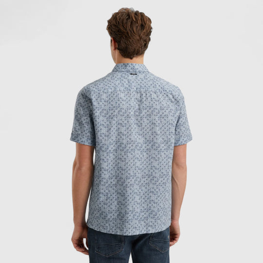 VSIS2505281-5046 Vanguard Shirt Printed On Cotton Moonlight Blue
