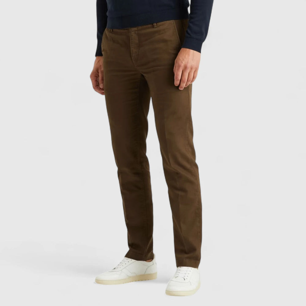 VTR2508624-8078 Vanguard V9 Chino Dobby Stretch Brown / Bruin