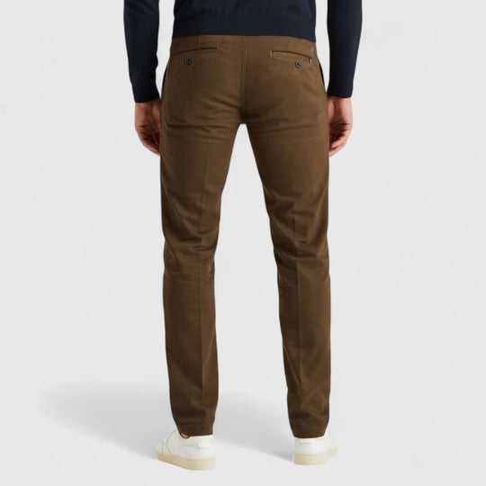 VTR2508624-8078 Vanguard V9 Chino Dobby Stretch Brown / Bruin