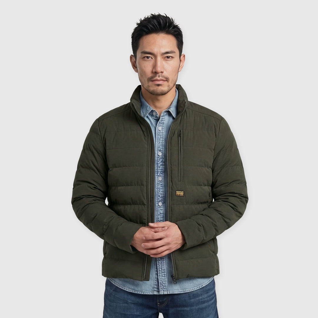 G-Star RAW Foundation Liner jack D24276-D518-995 in Asfalt, vooraanzicht op model
