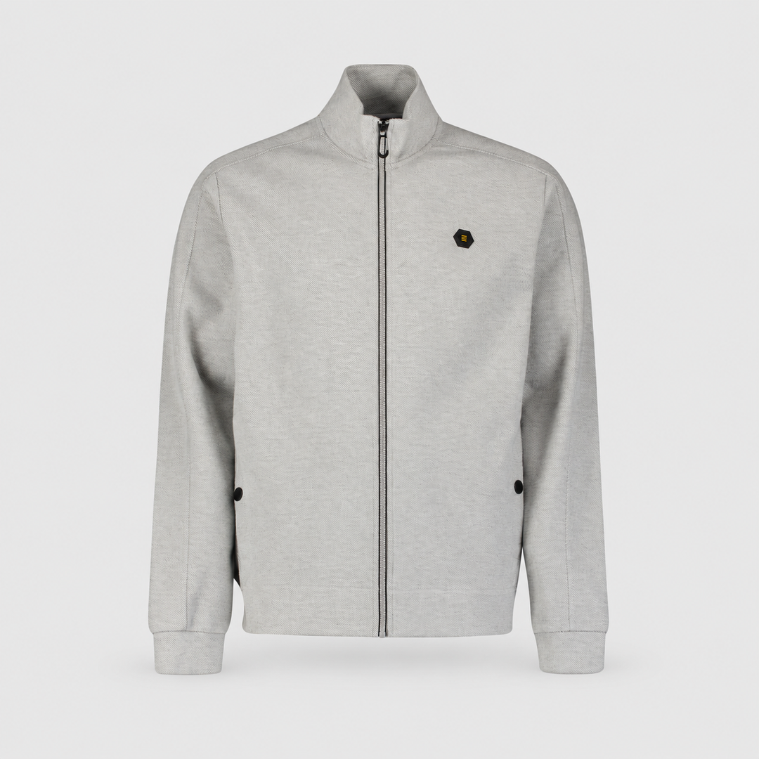 No Excess Vest Full Zip Grey Melange 33100812-102, vooraanzicht product