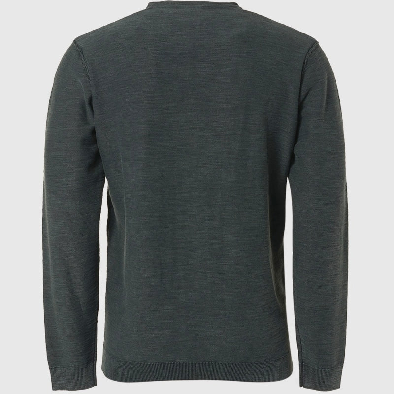 pullover crewneck slub garment dyed 17210801sn 174 no excess trui back