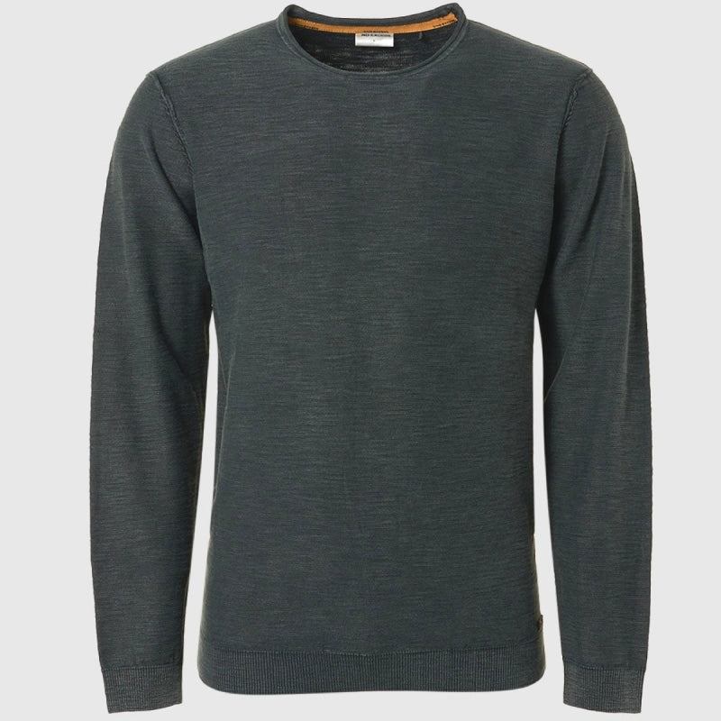 pullover crewneck slub garment dyed 17210801sn 174 no excess trui front