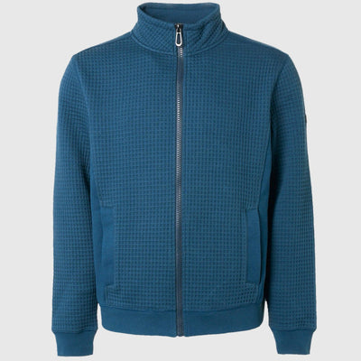 19100218 179 sweater full zipper jacquard no excess vest sweater