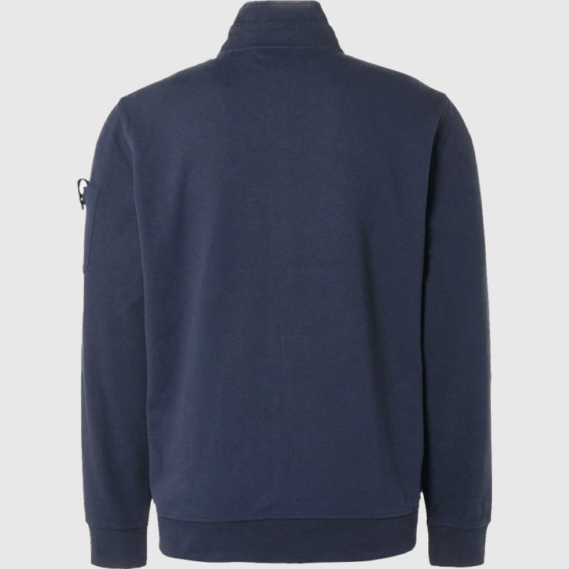 19100224 078 sweater full zipper jacquard no excess vest sweater back
