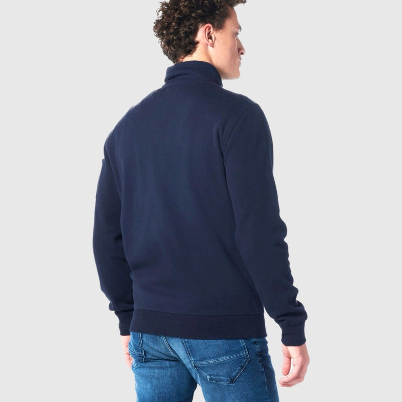 19100224 078 sweater full zipper jacquard no excess vest sweater CROP2