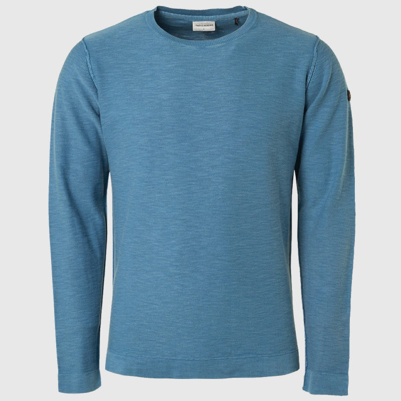 19230101 030 pullover crewneck garment dyed stone washed no excess trui