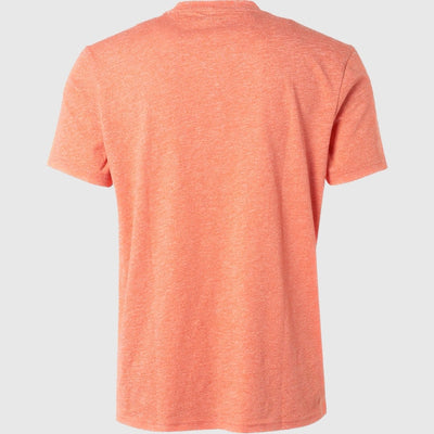 19340204sn 192 t-shirt grandad 2 colour melange no excess t-shirt back