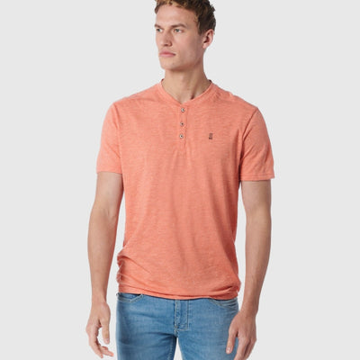 19340204sn 192 t-shirt grandad 2 colour melange no excess t-shirt