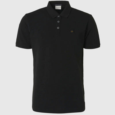 19380201sn 020 polo pique garment dyed cotton no excess polo black
