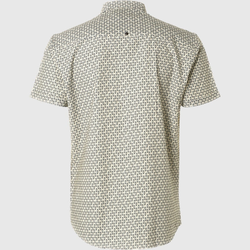 19440348 011 shirt short sleeve allover printed no excess overhemd back