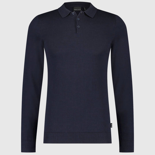 Saint Steve Berend Polo Long Sleeve 19478 70003 Dark Navy