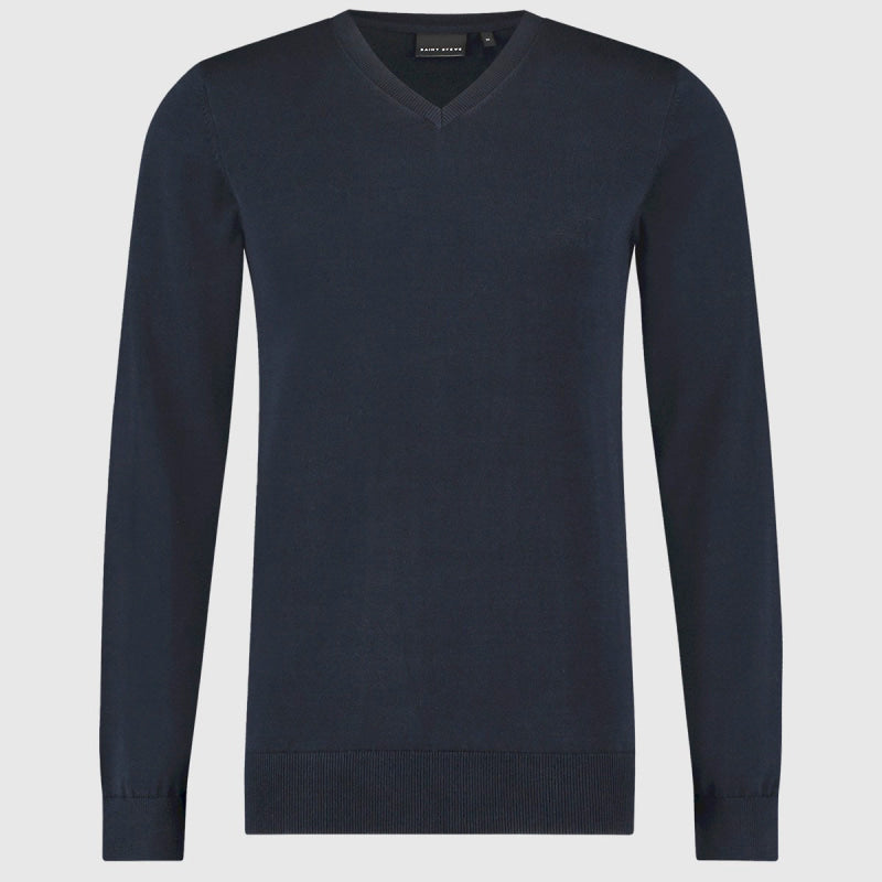 bob dark navy 19479 saint steve v hals trui
