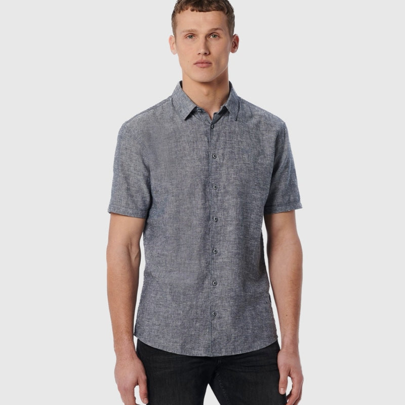 19490317 078 shirt short sleeve 2 colour no excess overhemd night crop1