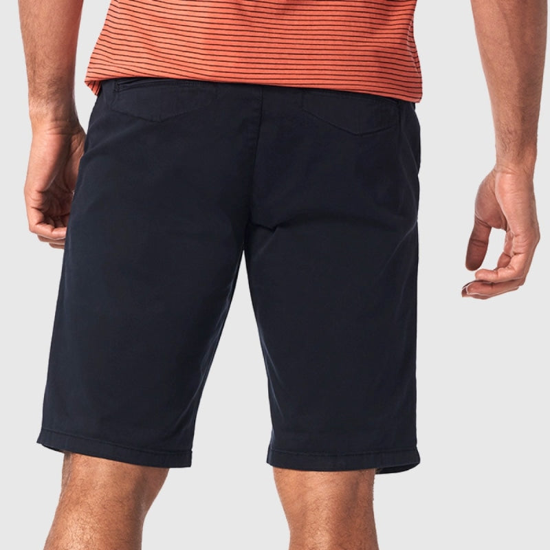 198190366sn 078 short chino twill stretch no-excess korte broek night BACK