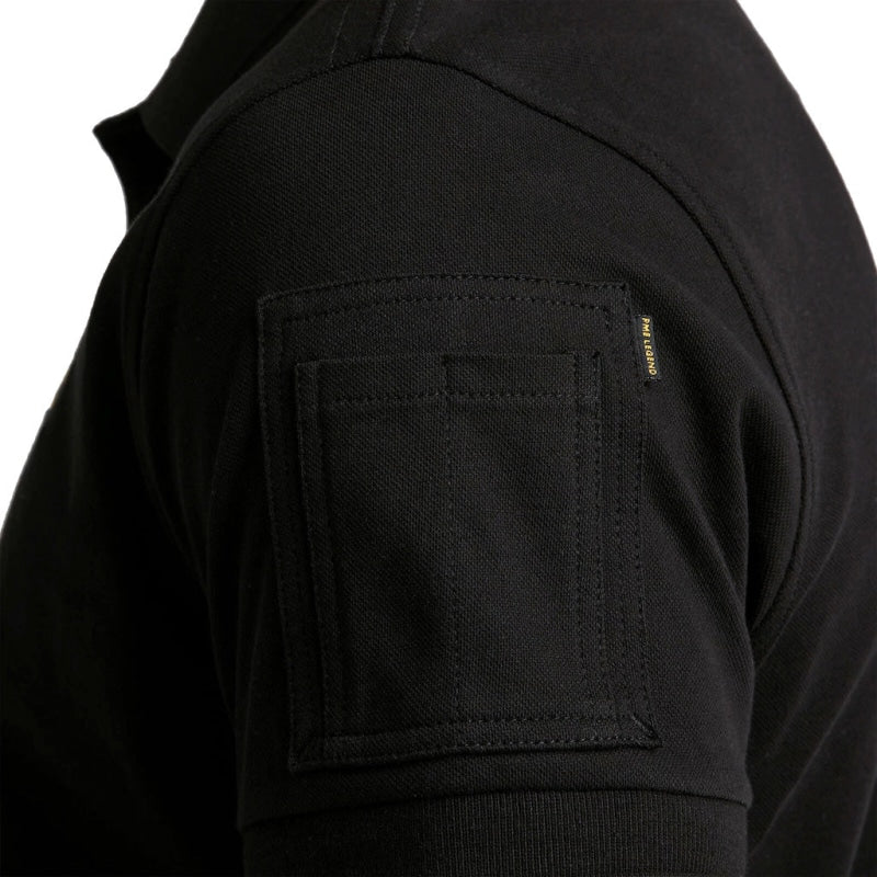 short sleeve trackway polo ppss0000861 999 pme legend polo black crop5