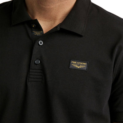 short sleeve trackway polo ppss0000861 999 pme legend polo black crop4