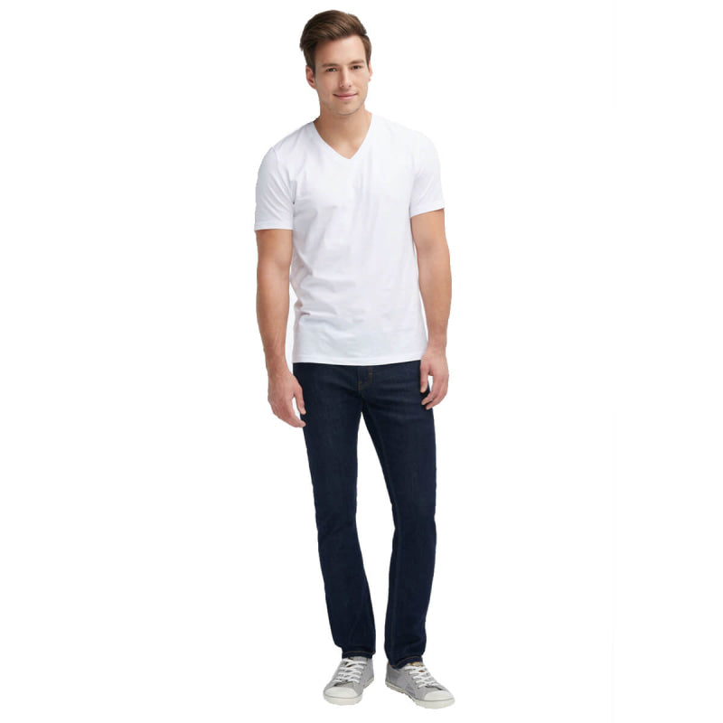 mustang jeans oregon tapered navy 3116 5357 590 crop front