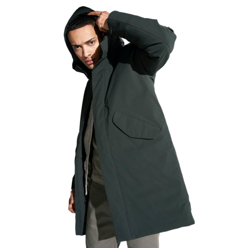 hjalmar jacket 330343  elvine jas shelter green crop3