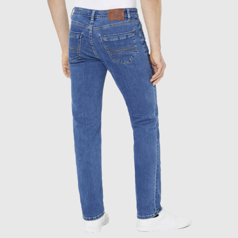 ranger pipe motion&comfort 801516503000 4904 paddocks jeans blue stone back