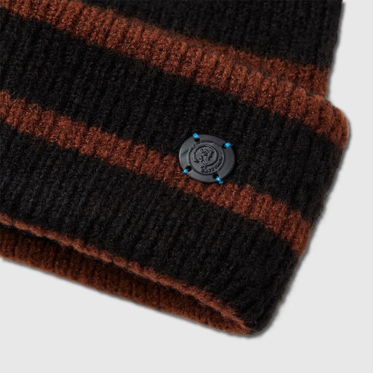 cast iron knitted beanie with stripe cac2208151 999 cast iron muts CROP