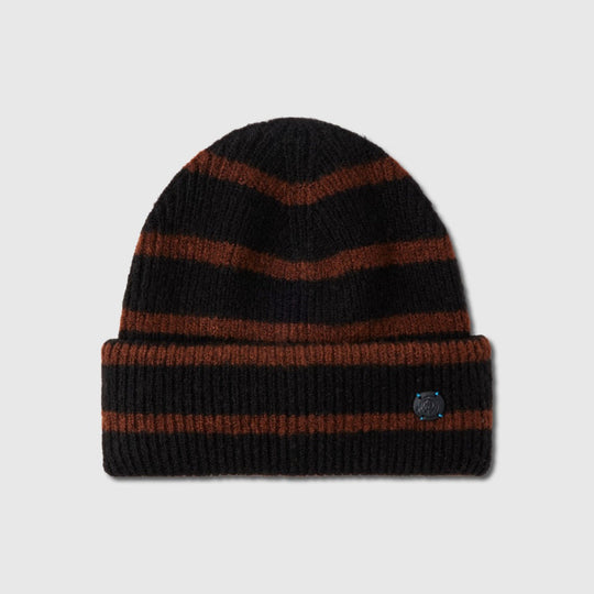 cast iron knitted beanie with stripe cac2208151 999 cast iron muts