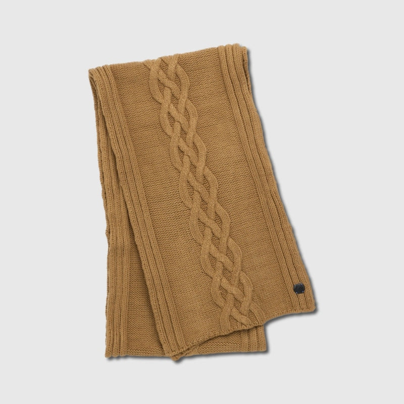 cast iron basic scarf cac216101 8197 cast iron sjaal brown back