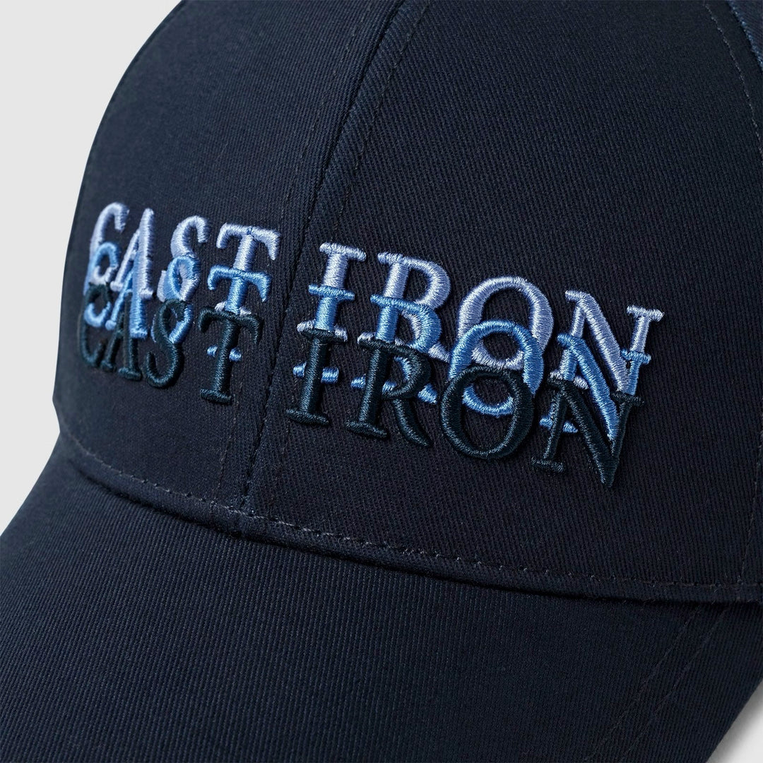 cac2302102 5287 cast iron logo embroidery cap cast iron pet navy crop4