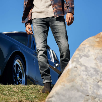 Cast Iron Riser Slim Grey Stone Jeans CTR390 GSJ