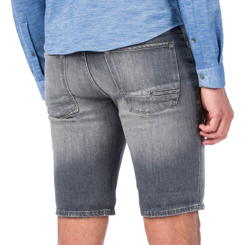 Denim Short Stone Wash Grey