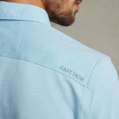 CSI2302201 5397 shirt cf jersey pique tec cast iron overhemd blue crop4