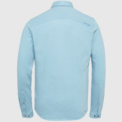 CSI2302201 5397 shirt cf jersey pique tec cast iron overhemd blue back