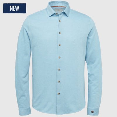 CSI2302201 5397 shirt cf jersey pique tec cast iron overhemd blue