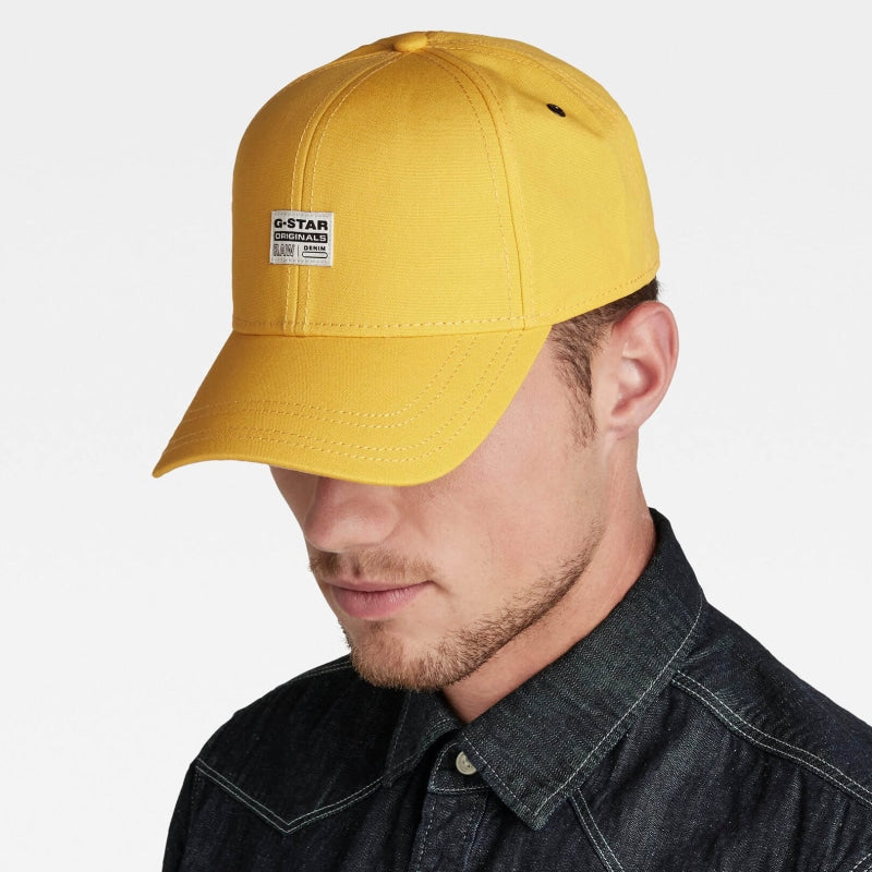 d03219-c693-500 originals baseball cap g-star cap yellow crop1